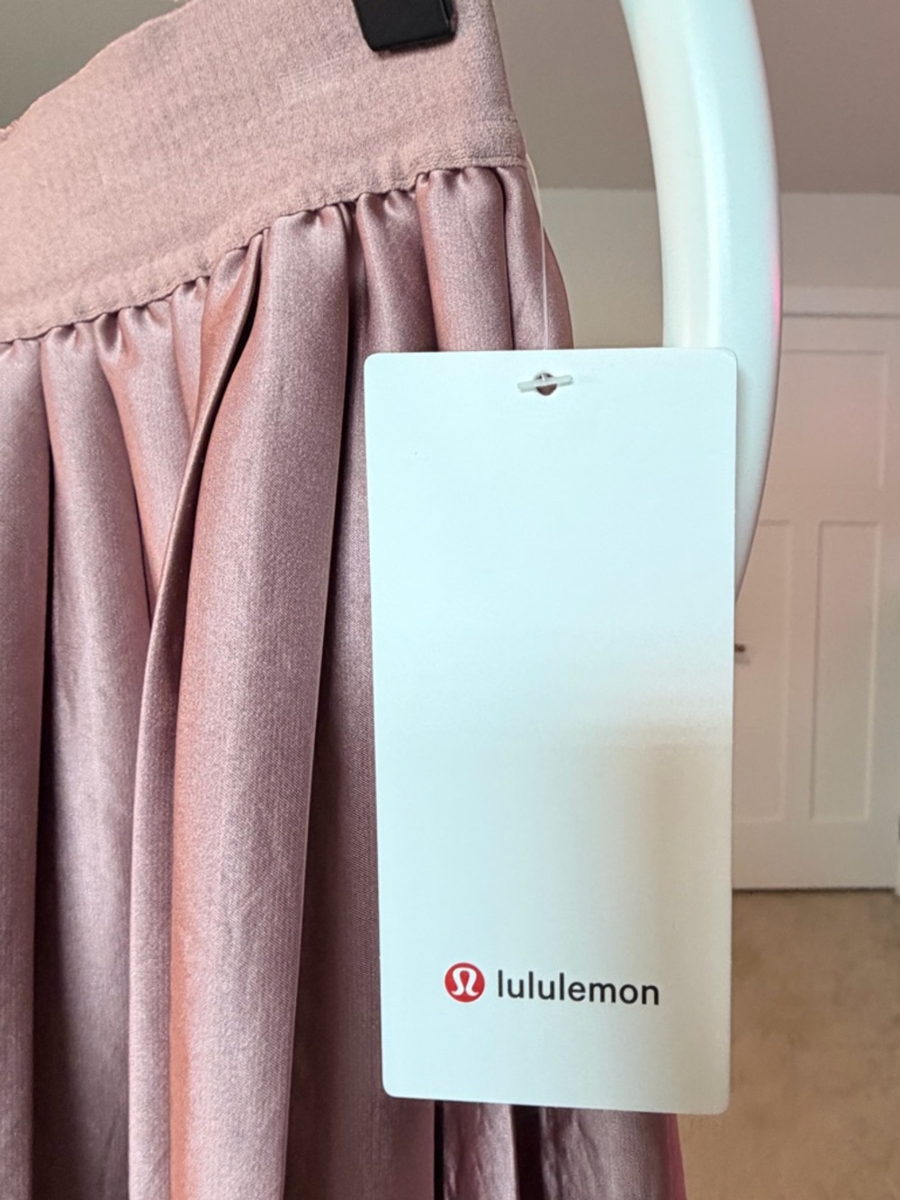 Lululemon Satin Pleated Midi Skirt | Size S - Picture 3 of 8